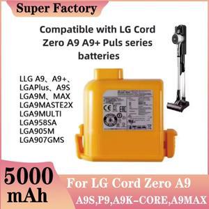 LG A9,EAC용 25.2V 대용량 집진기 배터리 63758601 EAC 63382204