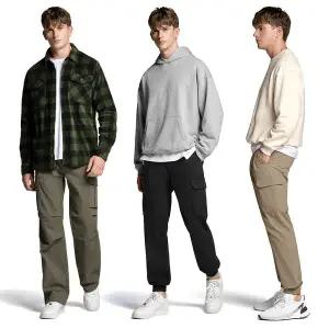 [테슬라]남성 겨울 기모 코튼 플리스 조거/와이드 팬츠 3종 균일특가