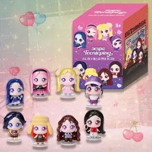 에스파 티니핑 콜라보 랜덤 피규어 8종세트 에스파핑 카리나핑 지젤핑 윈터핑 닝닝핑 인형