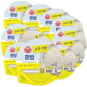 오뚜기 맛있는 즉석밥 오뚜기밥200g 백미12개