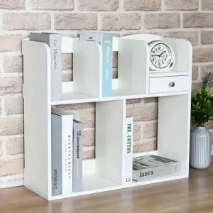 드림2단책꽂이 책정리대 서랍