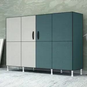 커튼형 이불장 비키니장 간이 이케아옷장 부직포 접이식 부직포행거 조립식옷장 원룸