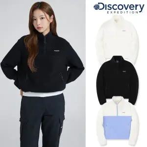 [디스커버리](강남점)[24F/W] 디스커버리 DWSS41044 여성 경량 플리스 아노락 여자 후리스 티셔츠