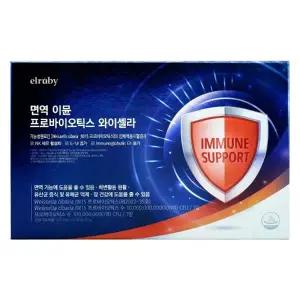 휴온스 엘루비 최신상 면역 이뮨 프로바이오틱스 60캡슐/장 100억 와이셀라 유산균 추천