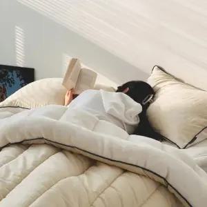 누비지오 이불 극세사 겨울 먼지없는 깊게자요 차렵이불베개세트 SS