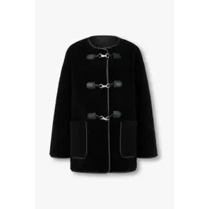 [롯데백화점]보브 신세틱 퍼 토글 하프 무스탕 7155475003