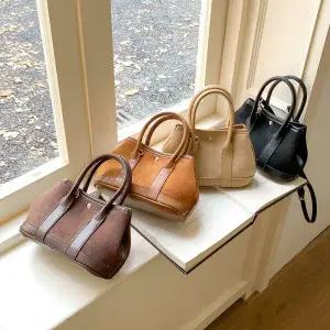 아트박스/어반백 여성크로스백 스웨이드 미니 토트 크로스백URB_W497