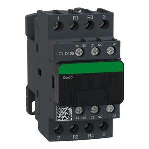 LC1D128 LC1D128F7 LC1D128F7C  LC1-D128F7C  TeSys D 접촉기 - 4P(2 NO + 2 NC) - AC-1 - = 440 V 25 A -