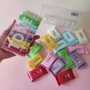 답례품 여행 캠핑용품 용 손수건 올 타월 일회용수건 압축수건 목욕수건 14P세트 휴대용수건