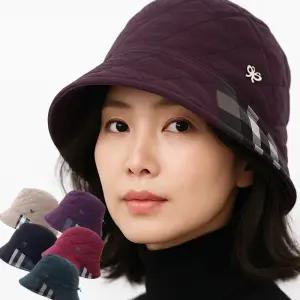 겨울 귀마개 벙거지 방한모자 중년여성 엄마 패딩 버킷햇 챙모자/cap-26482