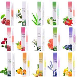 네일 케어 제품 키트용 큐티클 오일 펜 15개 손톱 손상 복구용 세럼 강화 크림 보습제 성장 영양 비타민 E 경화제 라벤더 에센셜 벌크용