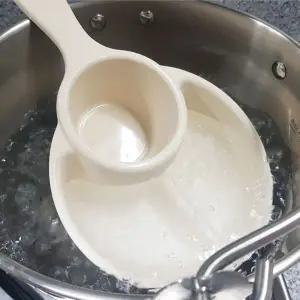 안심식판 가정용 플라스틱 이유식용기 원형4칸 견고한