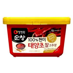 청정원 청정원순창 100% 현미 태양초 찰고추장 2kg (1.7kg+300g)