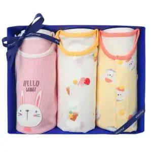 [갤러리아] (압소바출산,백일,돌,유아내의세트)도도내의(노)+프루+7부내의세트(A1A-1038SET)