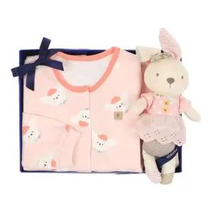 [갤러리아] (압소바출산,백일,돌,유아내의세트)도도내의+제니막대딸랑이(A1A-283P8)