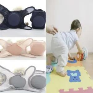 단색민자찍찍이 유아무릎보호대 팔꿈치 메쉬