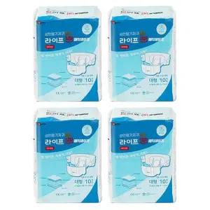 기타브랜드 라이프업 성인용기저귀 매직테이프형 대형 1박스 40매