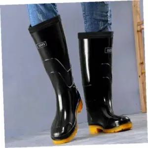 [라일리] Rly 장화 검정 고무장화 (260mm) 미끄럼방지 방