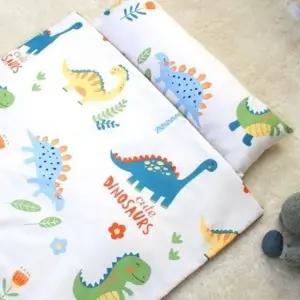 ( )순면 100 유아 어린이집 낮잠 이불 배게 침구 세트 가방 공룡