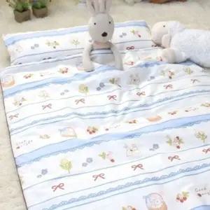 ( )순면 100 유아 어린이집 낮잠 이불 배게 침구 세트 가방 토끼