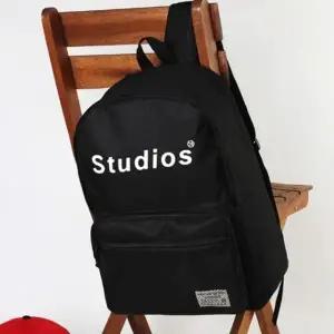 ( )학생 여행 보조 가방 심플 백팩 블랙