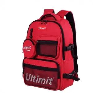 ( )얼티미트 백팩 캐주얼 학생 포켓 가방 레드