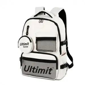 ( )얼티미트 백팩 캐주얼 학생 포켓 가방 아이보리