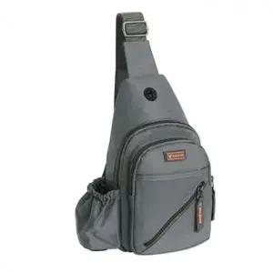 ( )슬링백 남성 캐주얼 외출 등산 크로스 가방 그레이
