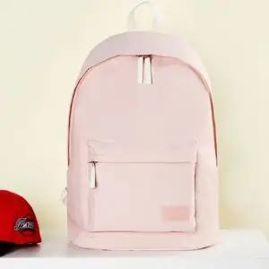 ( )러블리 심플 무지 단체 가방 학생 백팩 배낭 핑크