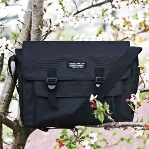 ( )메신저 초등 중학생 가방 메신저백 크로스백 블랙