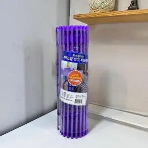 고품질 퍼플 튜브매트 45x90 미끄럼방지 욕실깔판 (WFFOGD1)