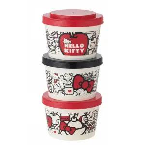 [알티피아]스케이터 이유식용기 헬로키티 푸드레드 조인트식 보존용기 3P
