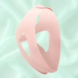 볼살 입벌림방지 이중턱 턱 입막음 수면 턱살 밴드 (WFKO5BL)