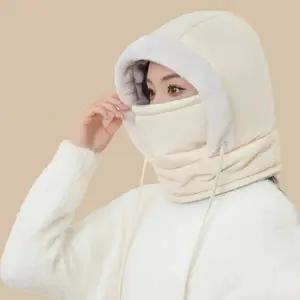 보온 방수 올인원 패딩후드넥워머 남녀공용 후드모자