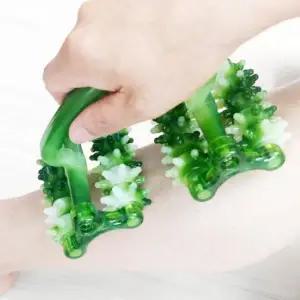 [골드스마일]안마용 롤러 마사지기 지압기 종아리 팔마사지 손잡이형