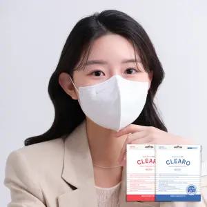 클레로 새부리형 KF94 국산 마스크 50매 /100매 (화이트 /블랙) 식약처인증 개별포장