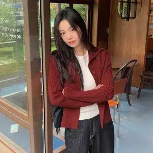 [MADE] 르메니 꽈배기 카라 니트 가디건 [tcd0461]