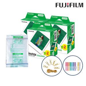 [인스탁스]스퀘어필름 7팩(70장)+선물/즉석카메라 필름/SQ1/SQ6/SQ20/쉐어2