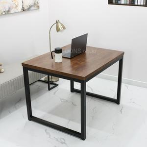 MT9075 네모다리 블랙스틸 분식점식탁/티테이블 W900 x D750