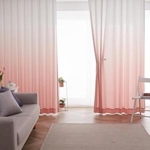 [아트박스]/엘르비 파스텔 그라데이션 화이트 암막커튼 나비주름스타일 6color