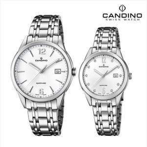 [칸디노][CANDINO]스위스 칸디노 메탈 커플 시계 C4614/2(남)/C4615/2(여)