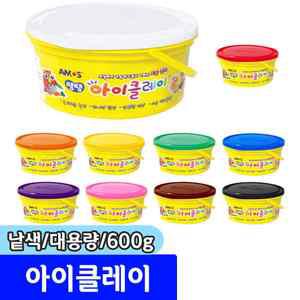 탱탱 아이클레이 낱색 대용량 600g
