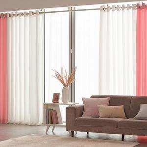 [레스티]아일렛형 하비드 암막커튼 거실형/대형 (210x233cm) 화이트 1장