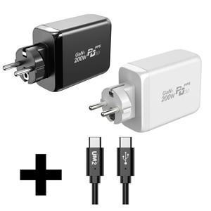 UM2 200W C타입 PD PPS GAN 접지 고속충전기 퀄컴 아이폰 아이패드 노트북 맥북 갤럭시 플립3 200PD-GAN2
