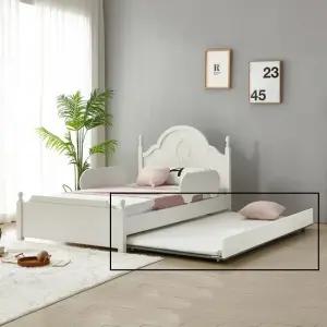 키즈돔 안나 싱글 하부침대_견면매트 포함   슬라이딩침대