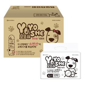 요요쉬 강아지 기저귀 여아, 4단계, 30매, 3개