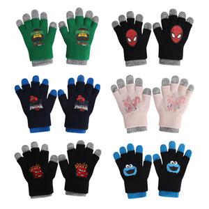 유아동 키즈 캐릭터장갑 2중 털 손가락 요술 어린이