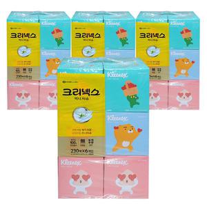 크리넥스 카카오 미니 각티슈 230매 6개입x4팩