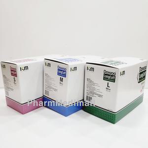 KM 도우 라텍스 롱커프 손몬이긴 멸균 장갑 진료용 병원용 의료용 글러브 SML