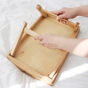 에코상사 원목 접이식 베드트레이 베드테이블 좌식테이블